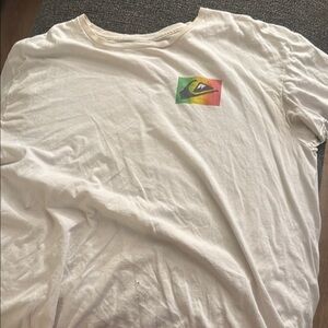 Quiksilver White T-Shirt for Men